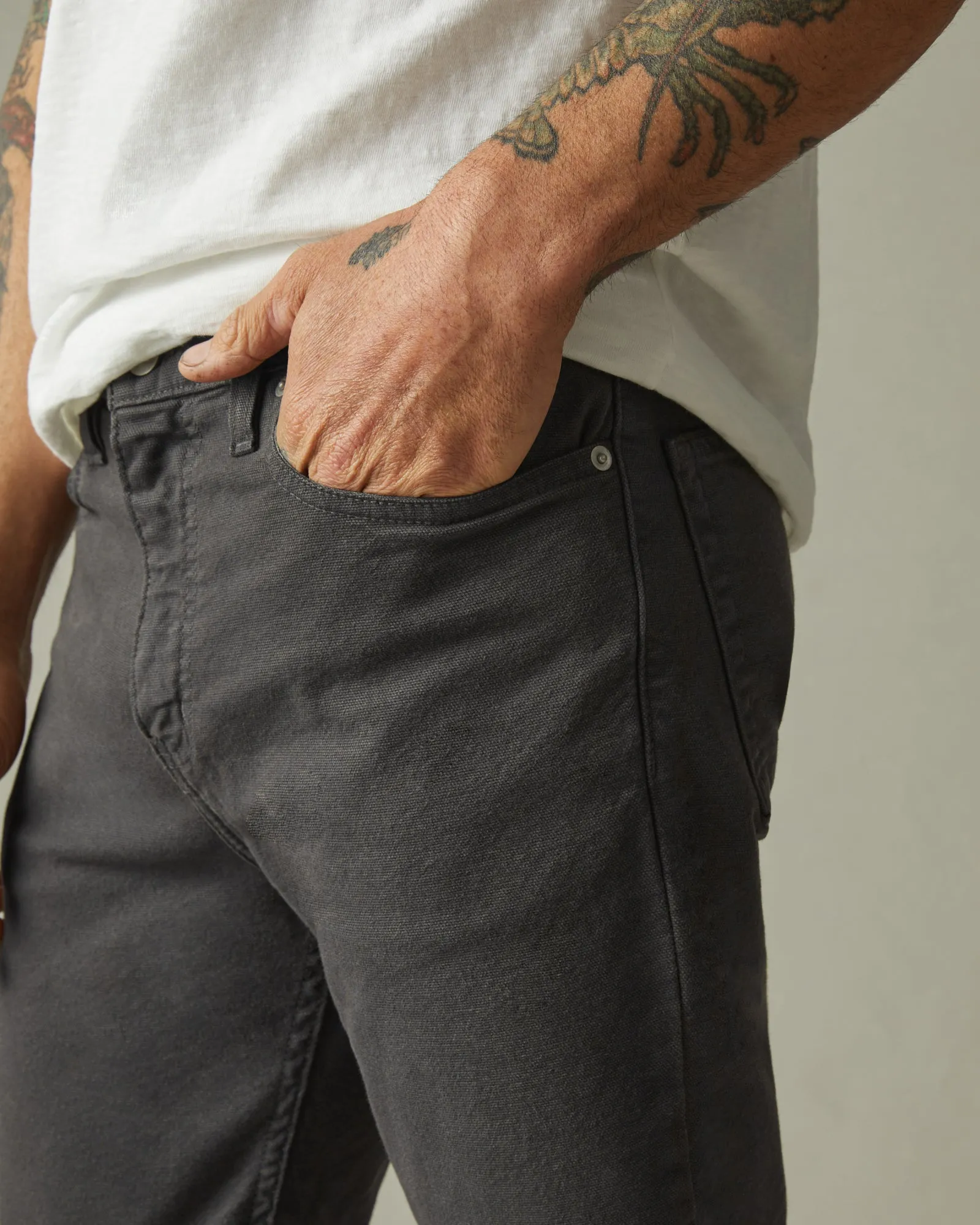 Roughneck Pant Slim - Cast Iron