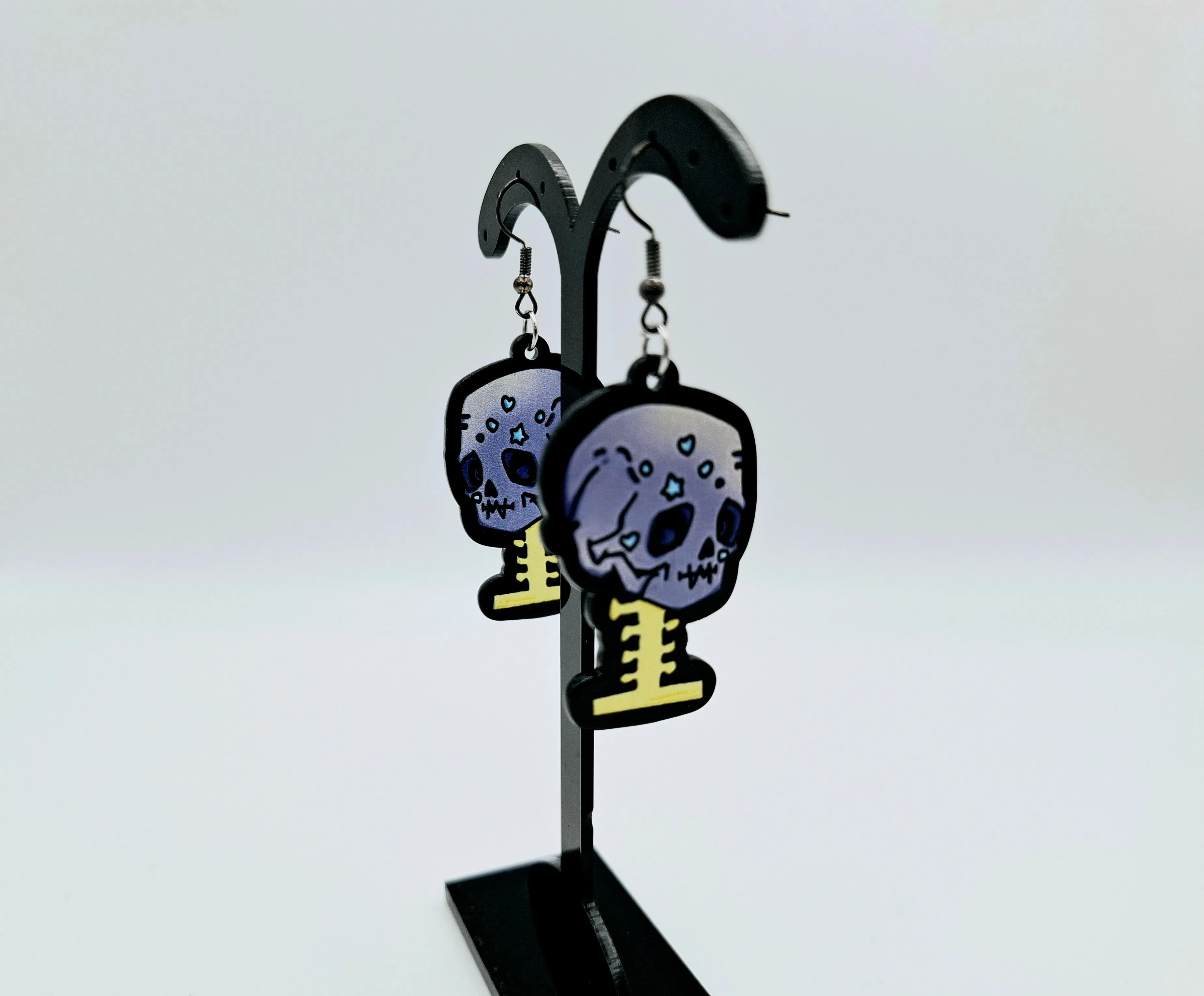 Sad Skull Earrings