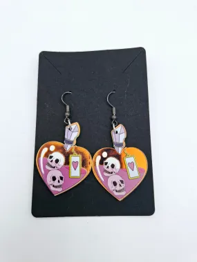 Skull Potion Earrings