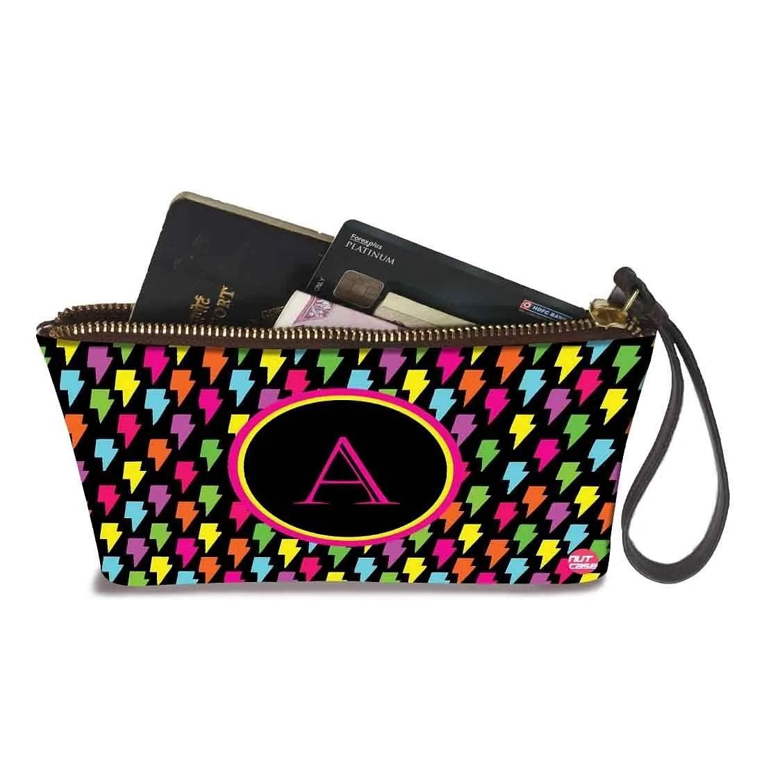 Small Wristlet Pouch - Multi Flashes