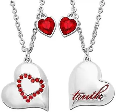 Swarovski Crystal HEART TRUTH 2012 Pendant Necklace #1125237