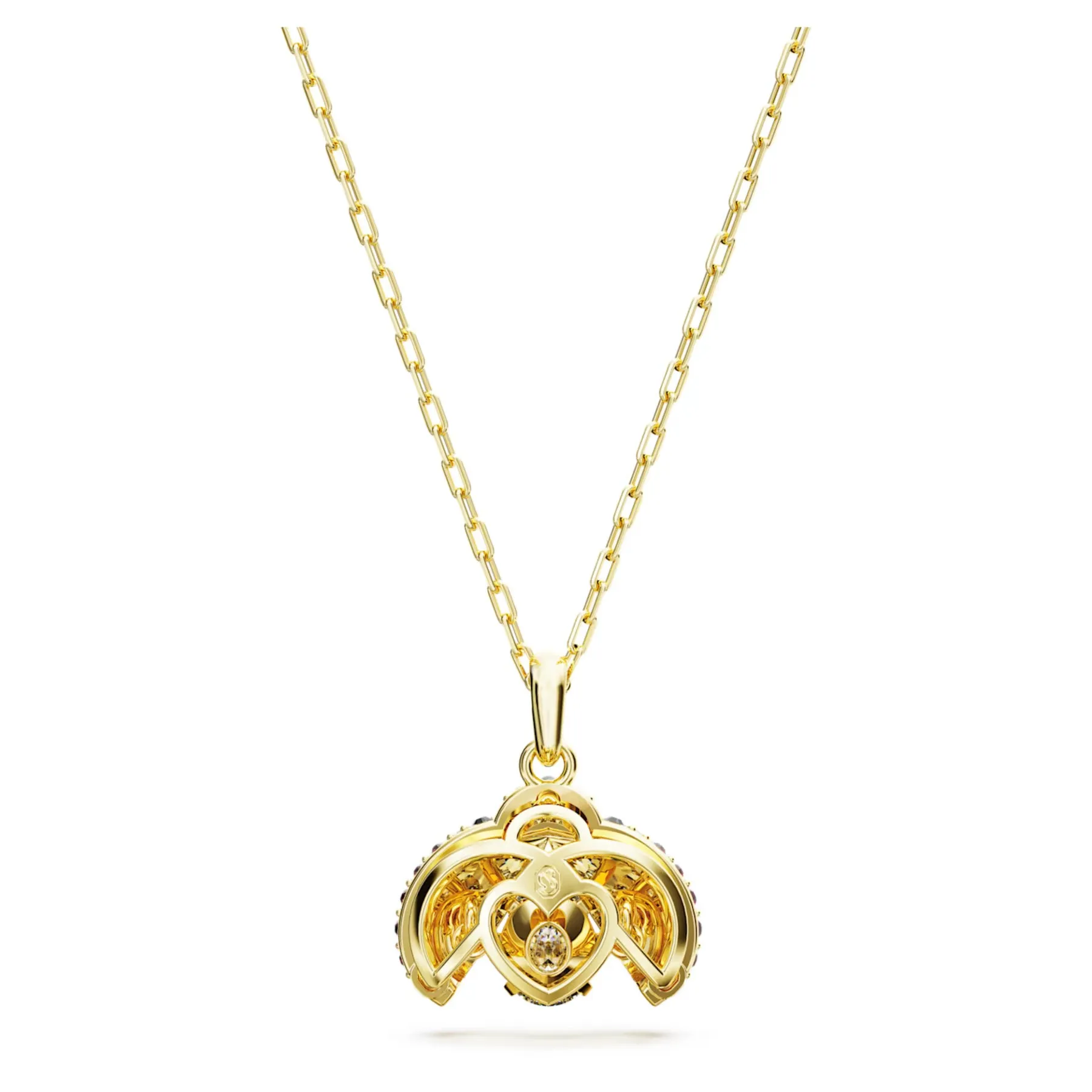 Swarovski Idyllia pendant Ladybug, Red, Gold-tone plated -5666225