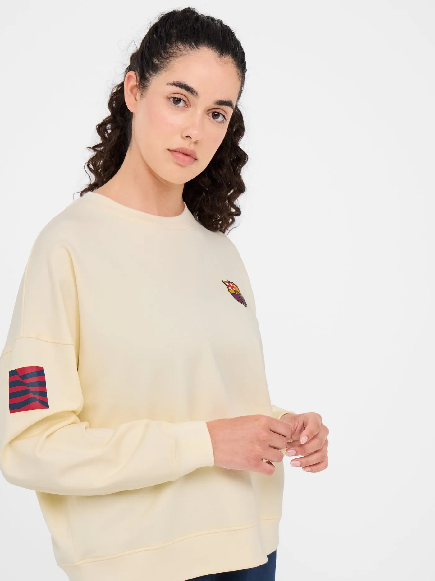 Sweatshirt beige Bara  - Woman