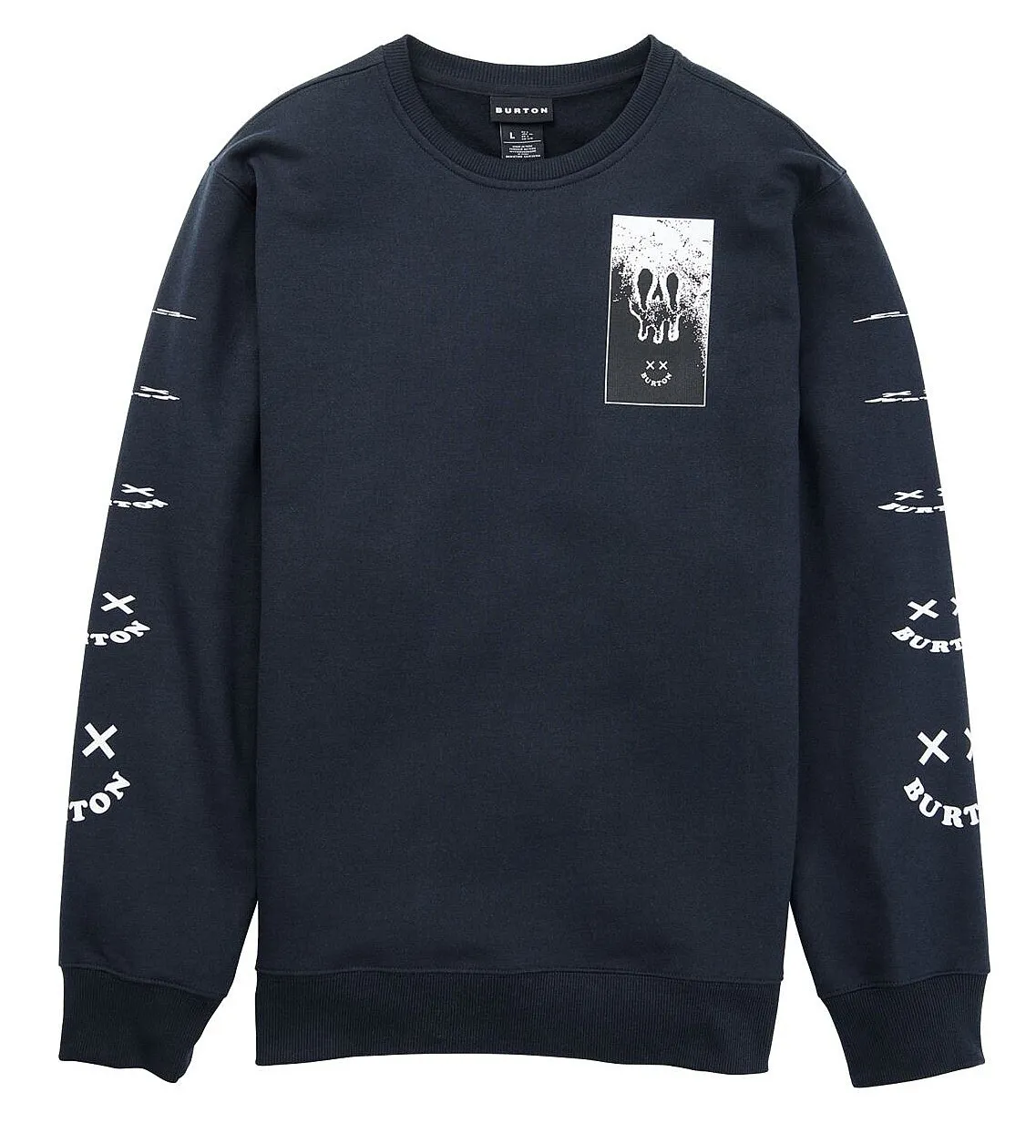 sweatshirt Burton Skeleton Key 24 Crew - True Black - men´s