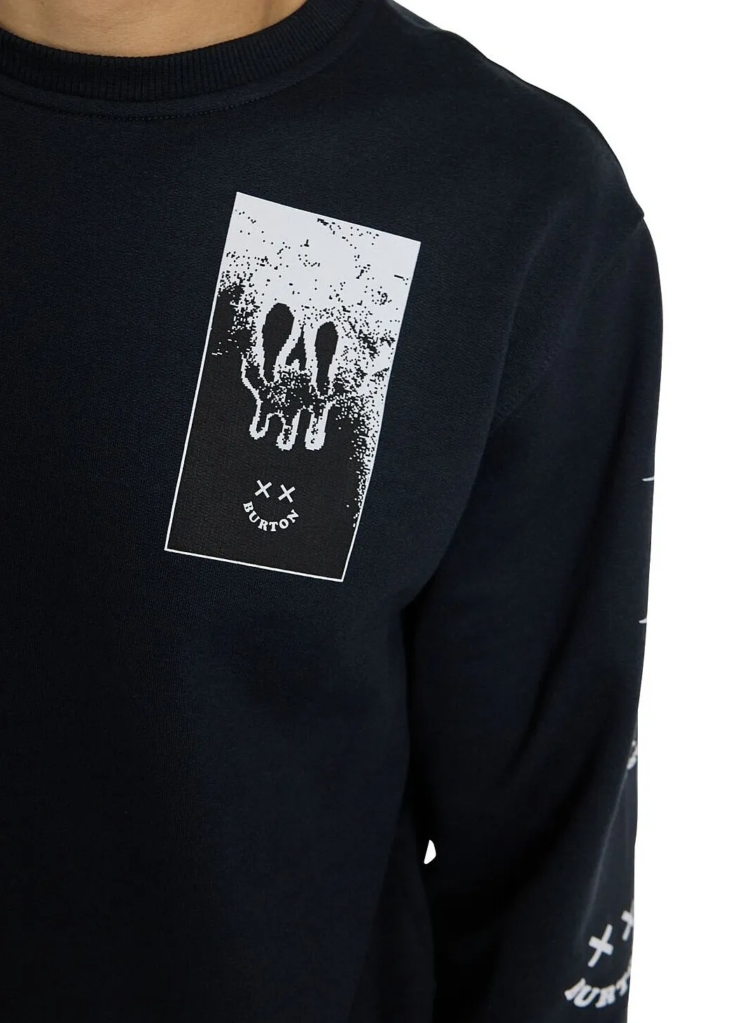 sweatshirt Burton Skeleton Key 24 Crew - True Black - men´s