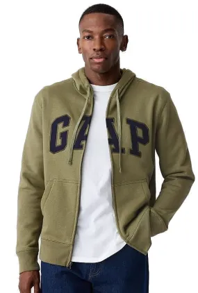 sweatshirt GAP Heritage Logo GAP SNL Zip - Walden Green - men´s