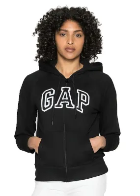 sweatshirt GAP Logo GAP Zip - True Black V2 - women´s