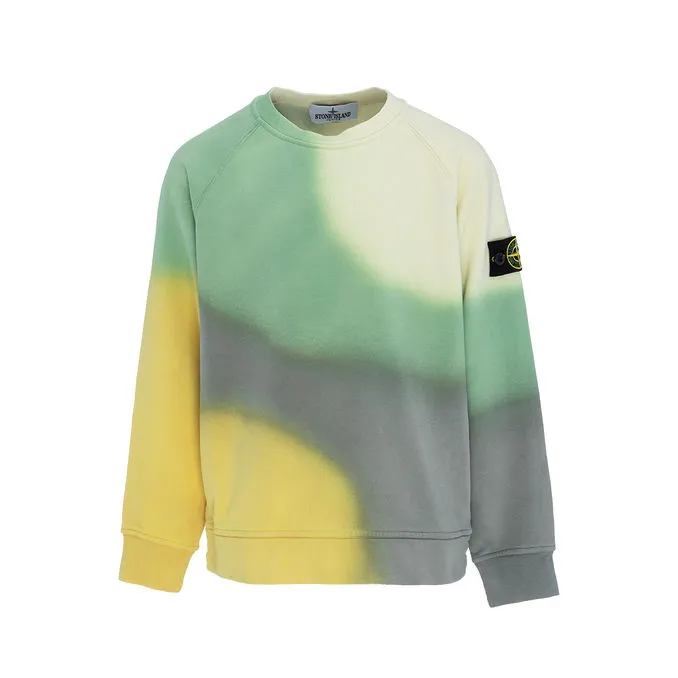 SWEATSHIRT TIE DYE Kid Yellow