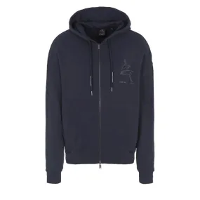 SWEATSHIRT WITH ZIP Man Navy 