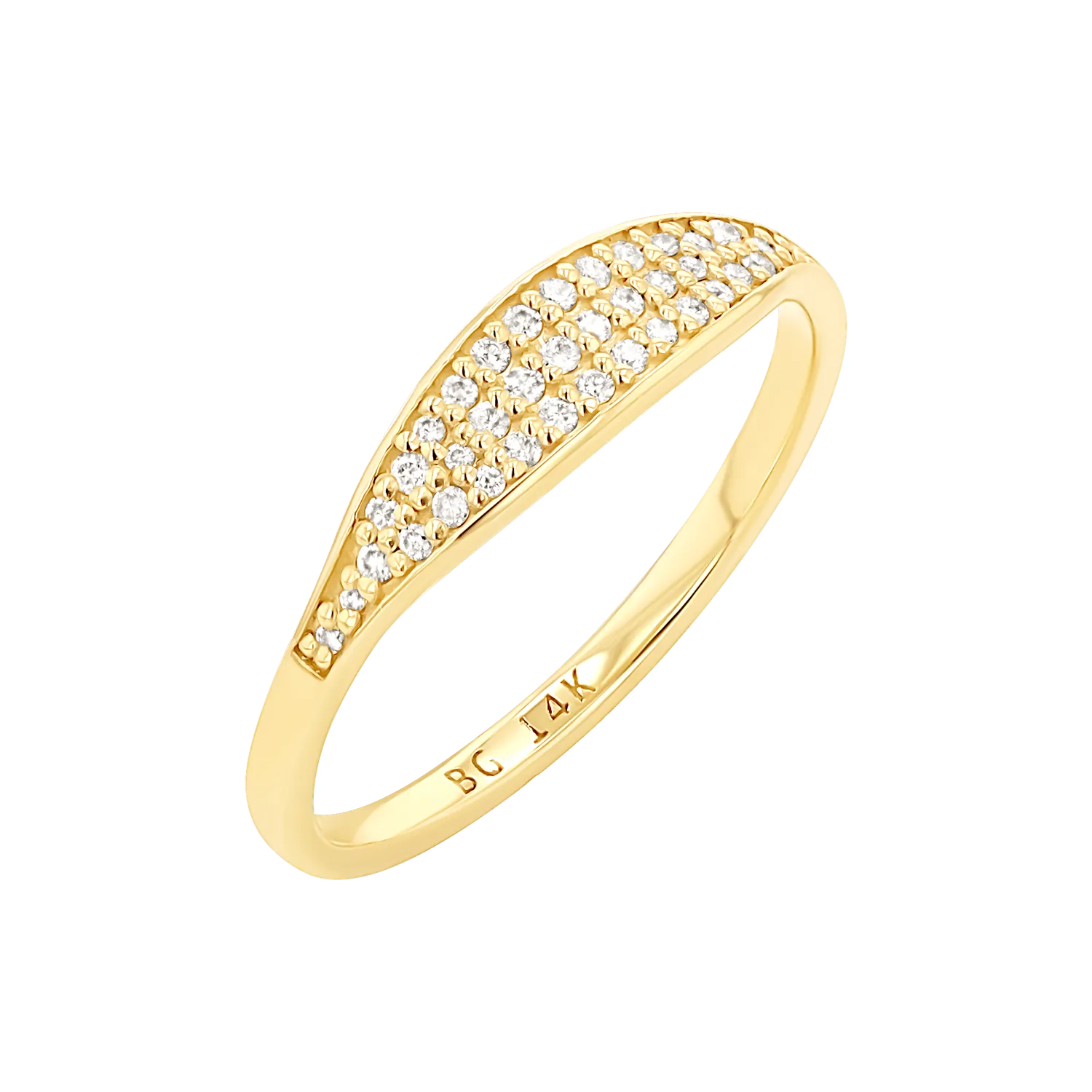 Tapered Diamond Stacking Band