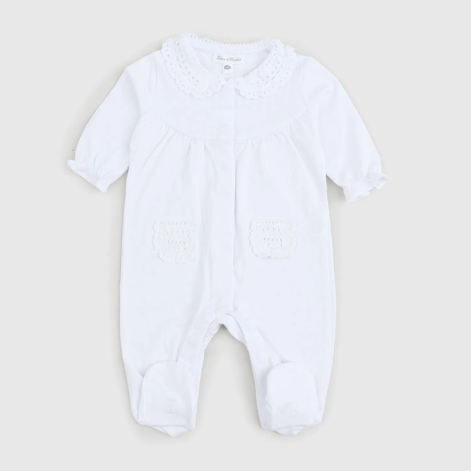 Tartine Et Chocolat Baby Nuit Onesie For Newborns