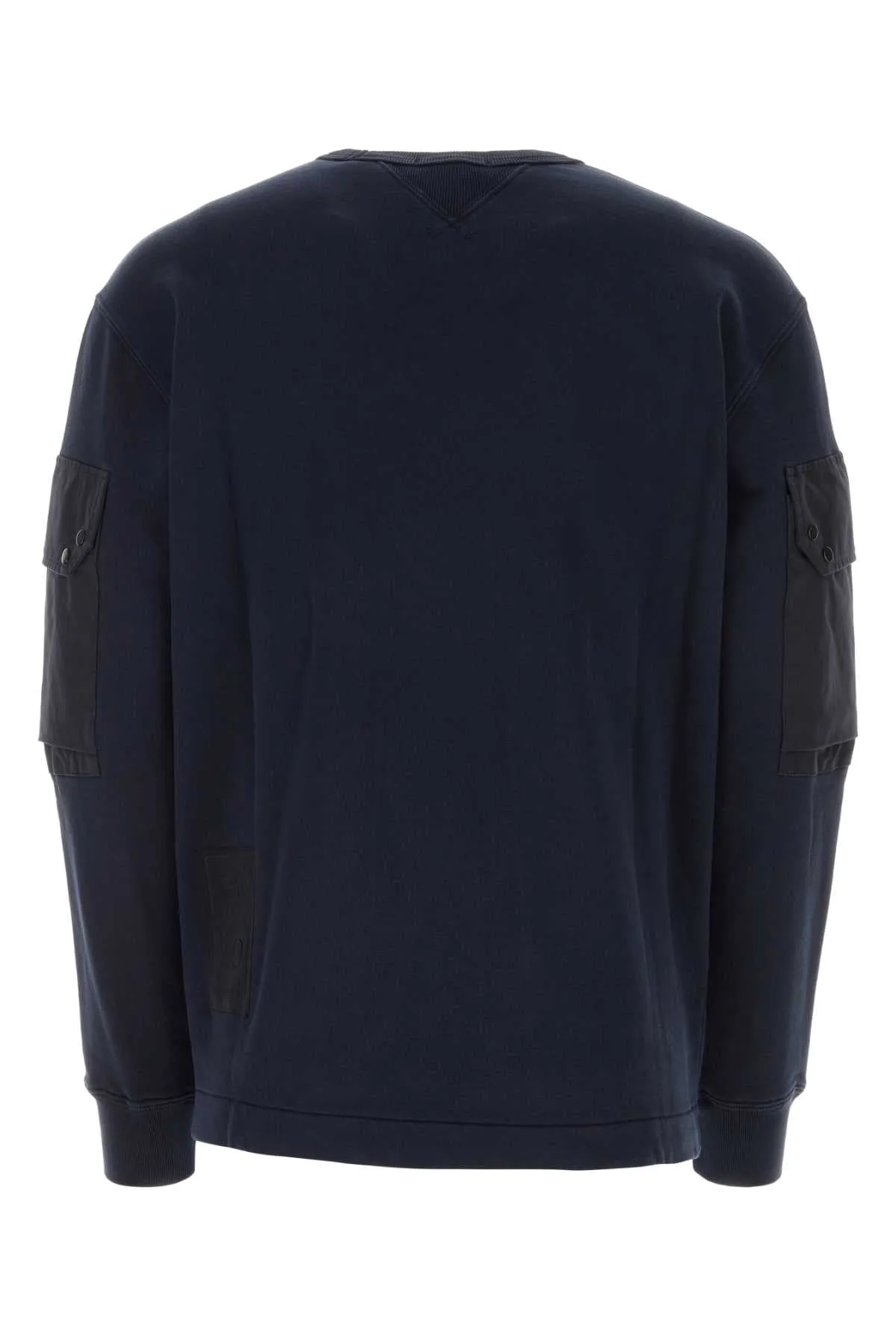 Ten C Navy Blue Cotton Sweatshirt