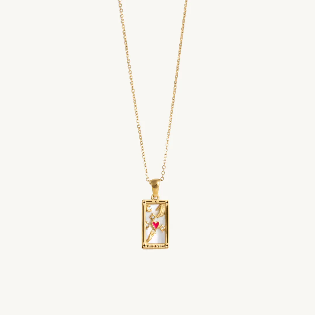 The Lovers Tarot Necklace