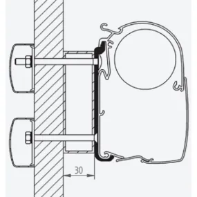 Thule Omnistor Eden | Allegro Trigano Awning Adapter 308764