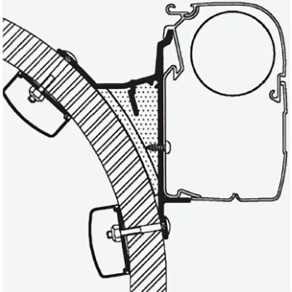 Thule Omnistor Hymer S Awning Adapter Series 5 307877