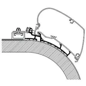 Thule Omnistor Rapido Distinction Roof Awning Adapter