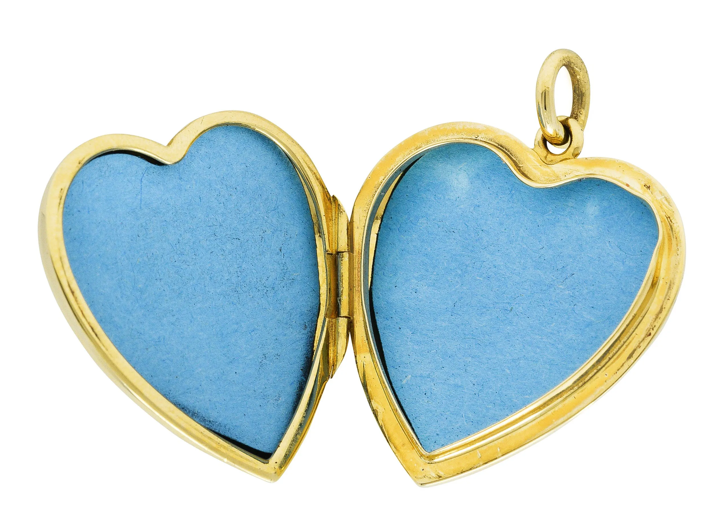 Tiffany & Co. 14 Karat Yellow Gold Heart Locket Vintage Pendant