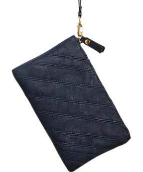 Tiradia Cork Women's Step & Repeat Wristlet - Blue