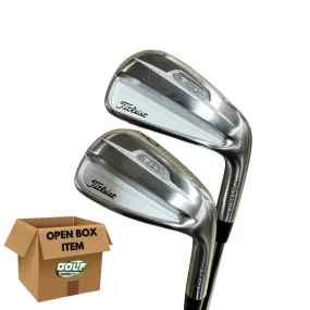 Titleist 2021 T100 Iron Set 4-PW Steel AMT White S300 Right Hand - SHOP WORN