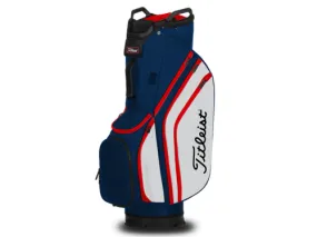 Titleist Lightweight 14 Cartbag - Blauw Rood Wit