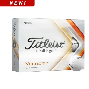 Titleist New Velocity Golf Balls - White