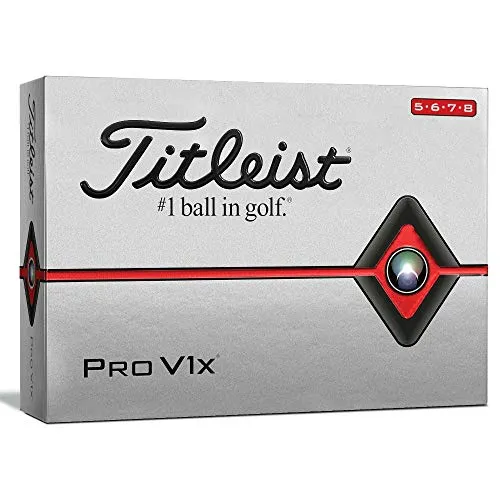 Titleist Pro V1x Golf Balls ( One Dozen )