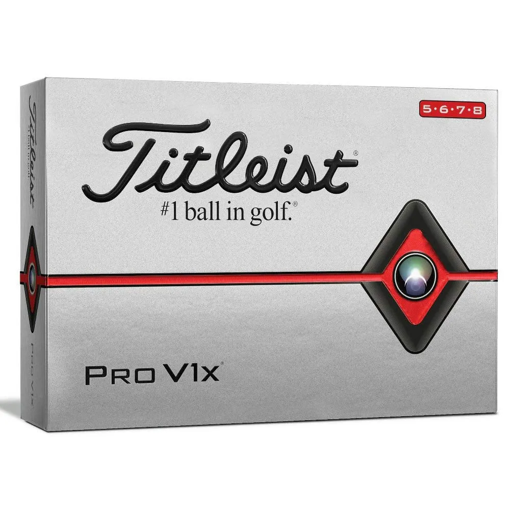 Titleist Pro V1x Golf Balls ( One Dozen )