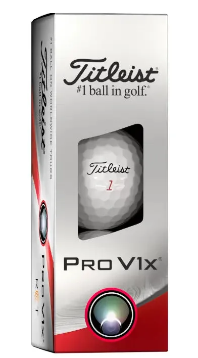 Titleist Pro V1x RCT Golf Balls 2023