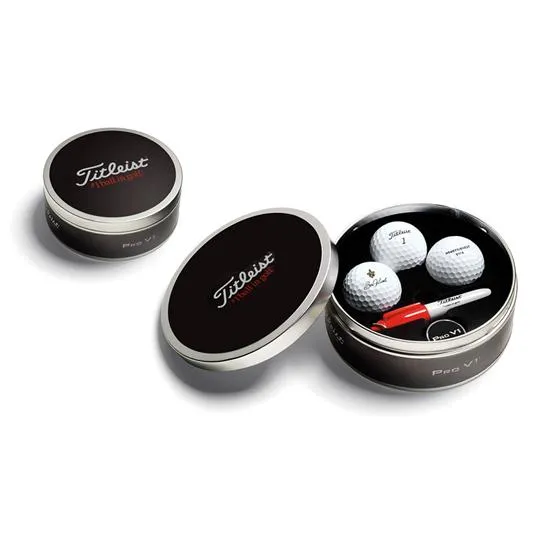 Titleist ProV1 Tin - Titleist Logo Lid