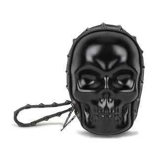 Unique Skull Head Wristlet Handbag