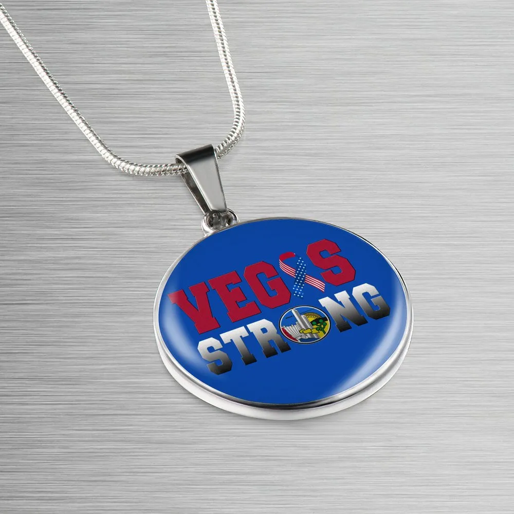 Vegas Strong Pendant Necklace