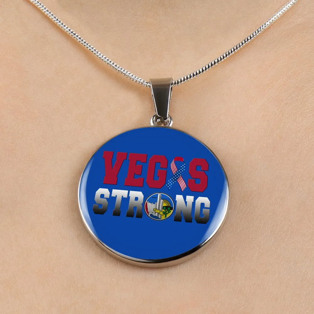 Vegas Strong Pendant Necklace