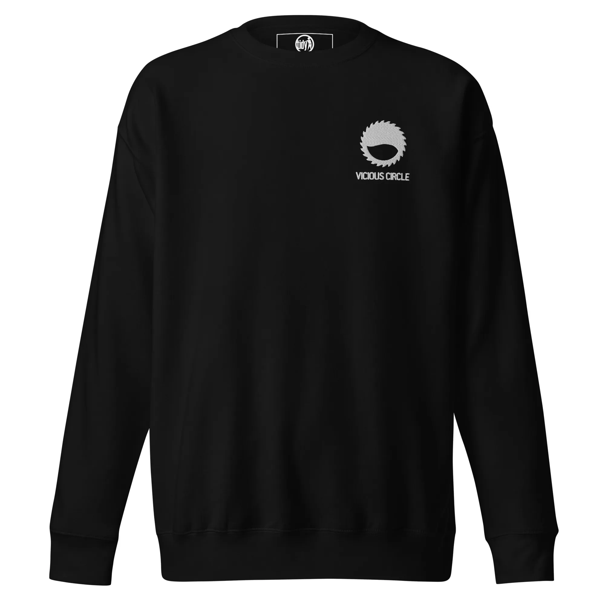 Vicious Circle Embroidered Sweatshirt