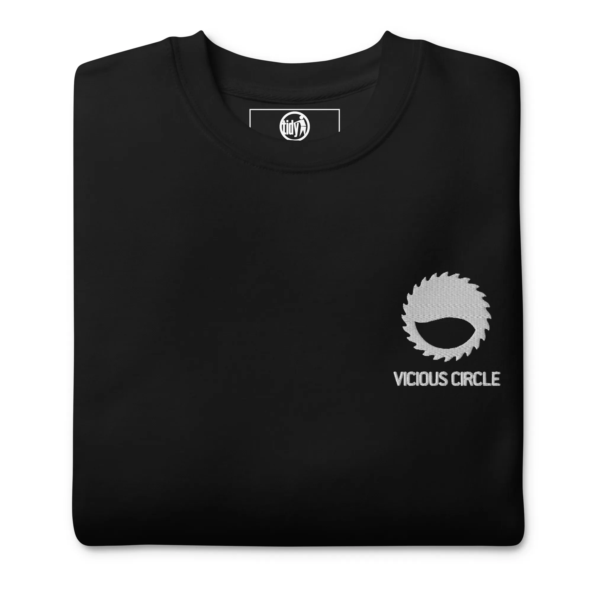 Vicious Circle Embroidered Sweatshirt