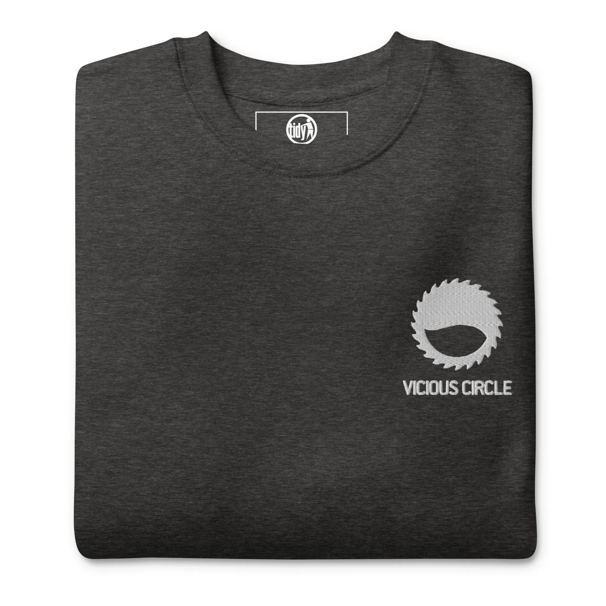 Vicious Circle Embroidered Sweatshirt