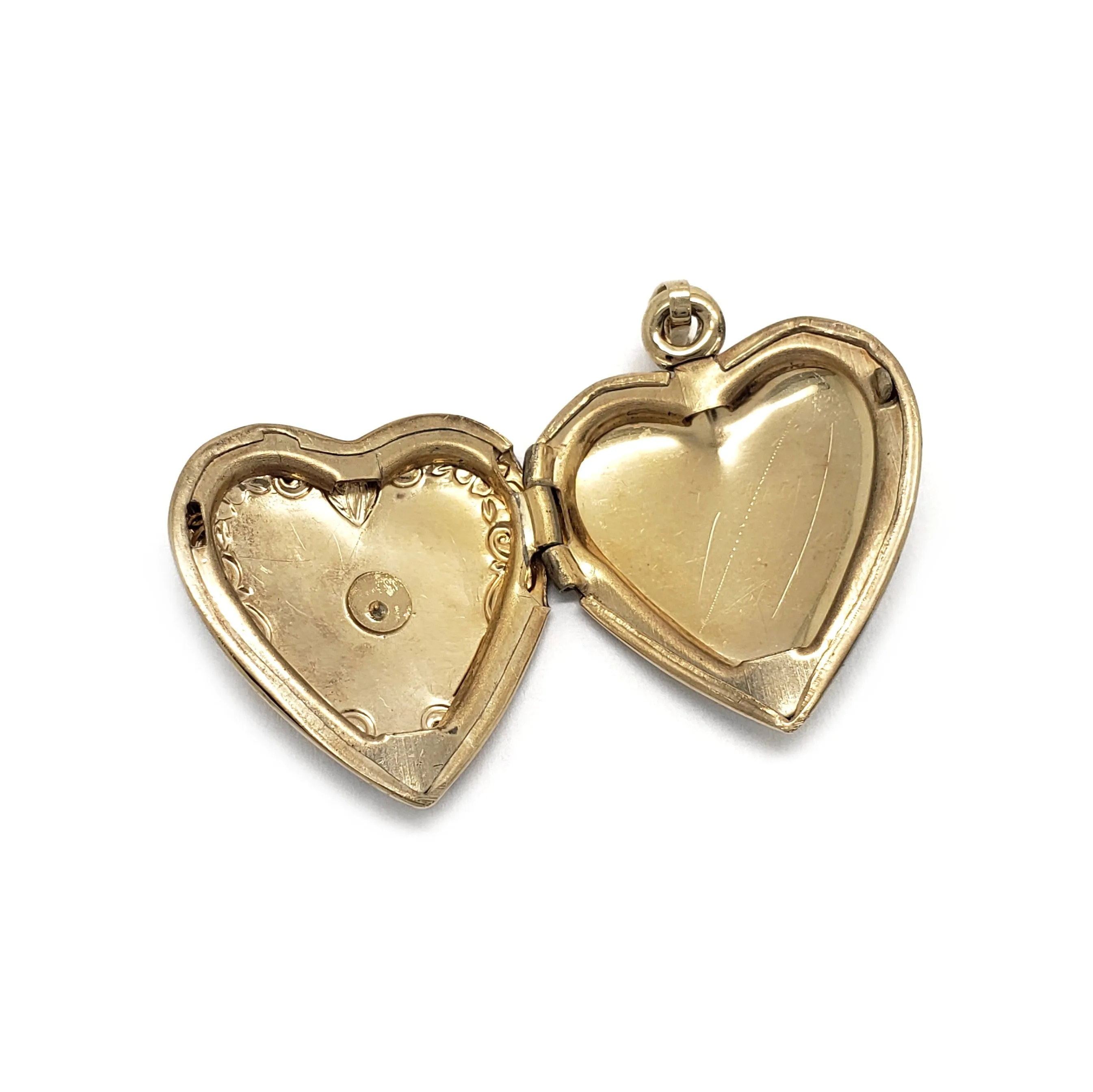 Vintage Diamond Heart Locket