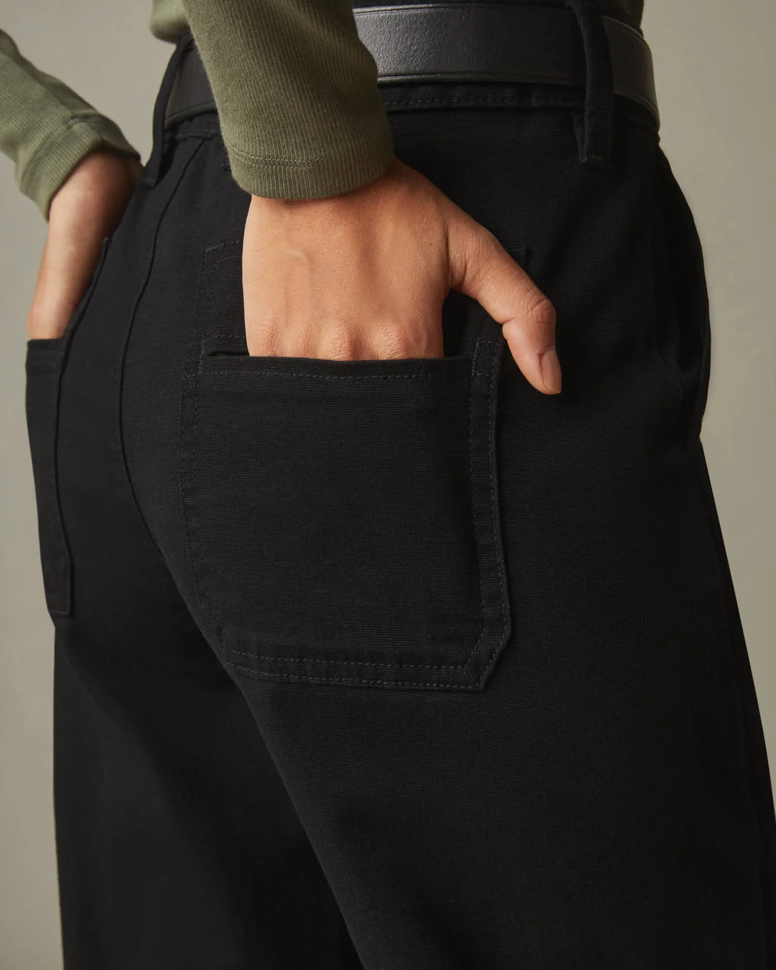 Wide Leg Pant - Black