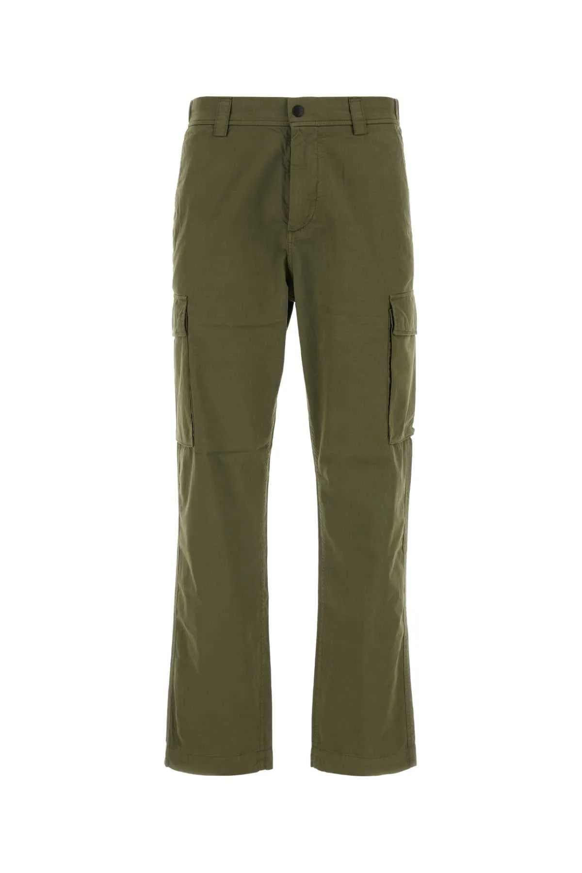 Woolrich Army Green Cotton Pant