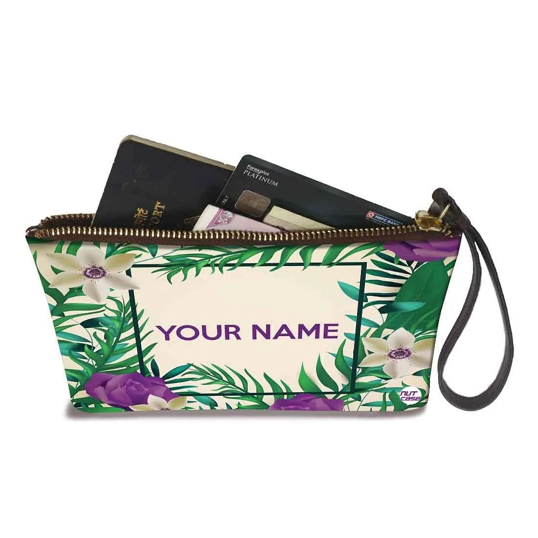 Wristlet Pouch - Classic Flowers