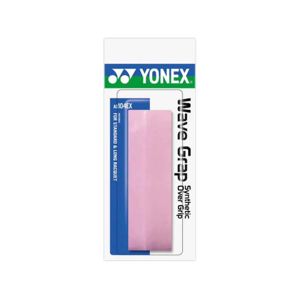 YONEX AC 104 EX Wave Grap Badminton Grip Tape (French Pink)