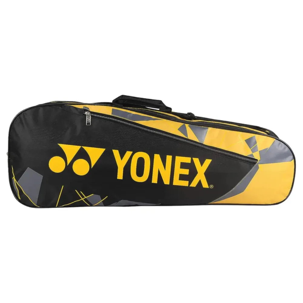 YONEX SUNR 23015 Badminton Kit Bag (Black/Yellow)