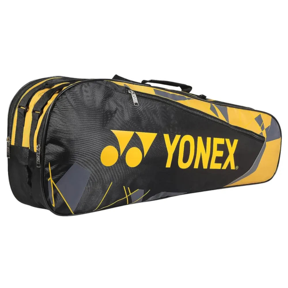 YONEX SUNR 23015 Badminton Kit Bag (Black/Yellow)