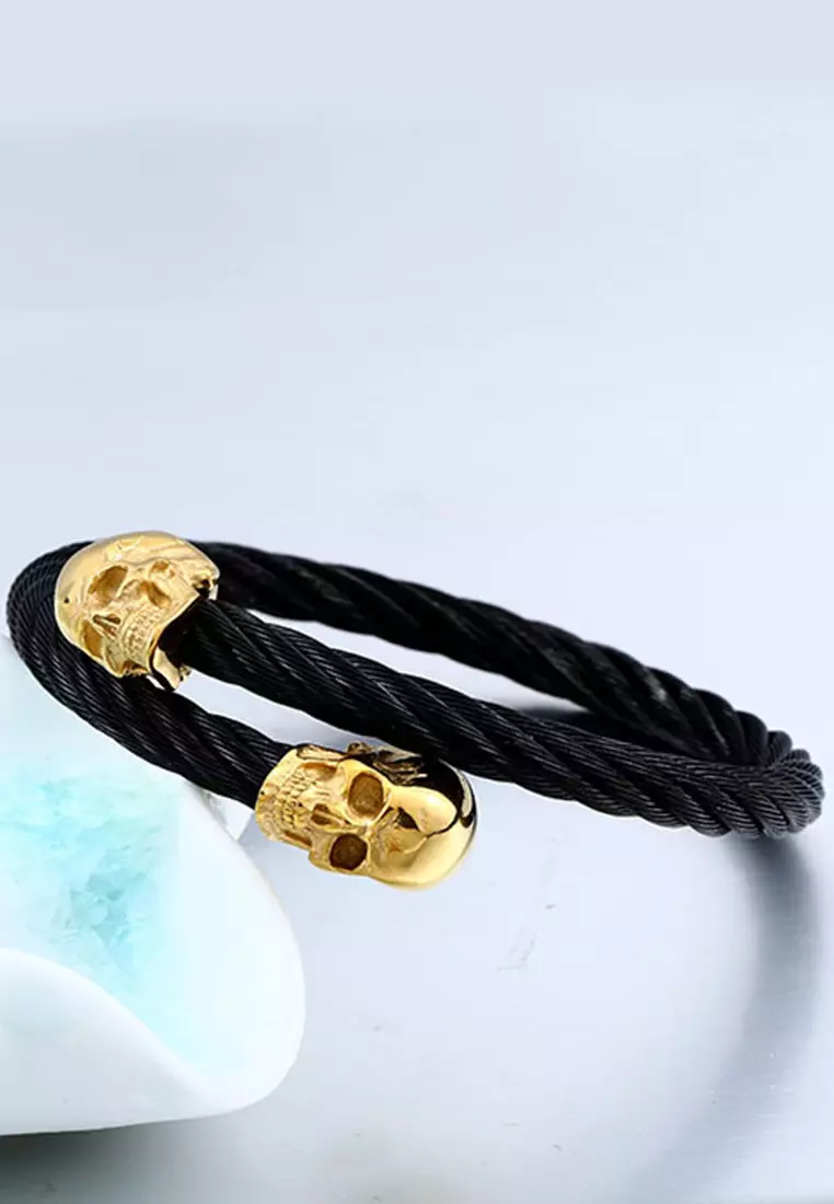 ZITIQUE 61mm Skull Bangle